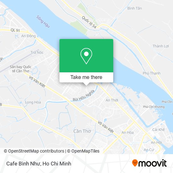 Cafe Bình Như map