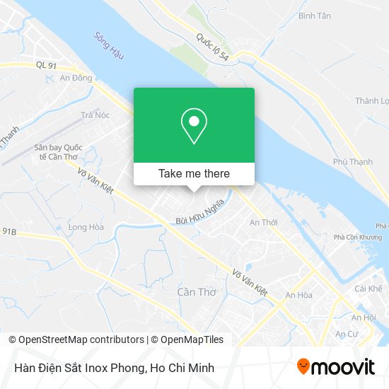Hàn Điện Sắt Inox Phong map