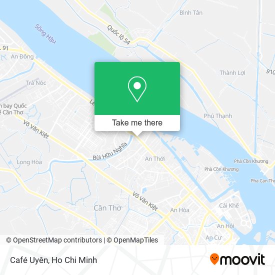Café Uyên map