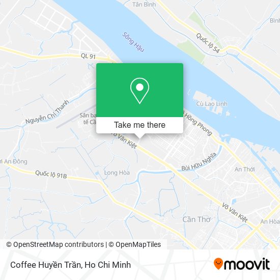Coffee Huyền Trần map
