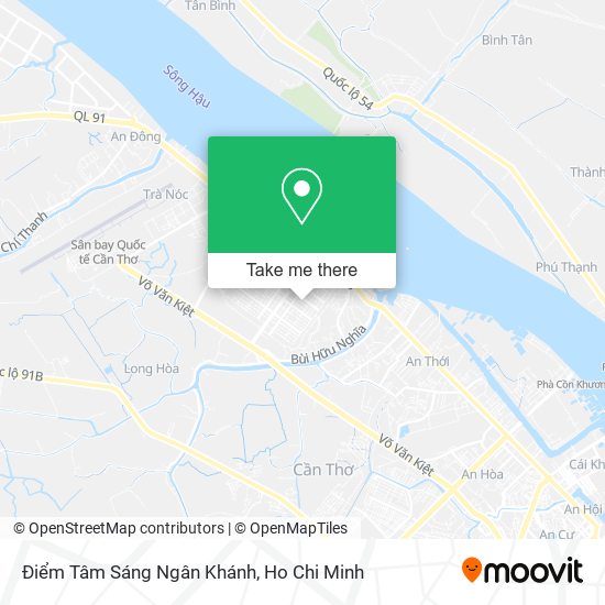 Điểm Tâm Sáng Ngân Khánh map