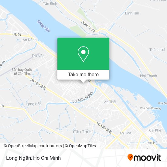 Long Ngân map