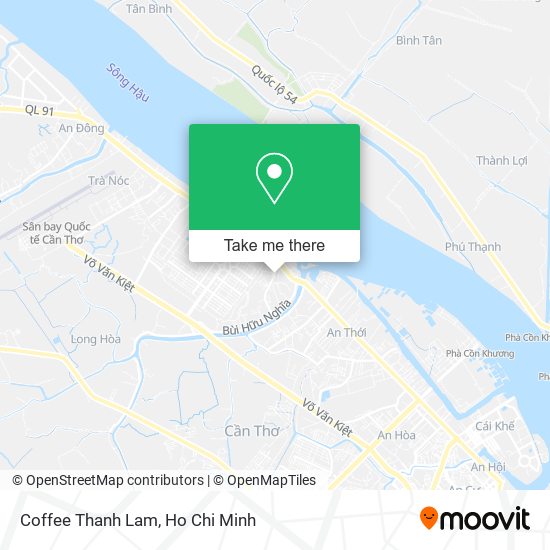 Coffee Thanh Lam map