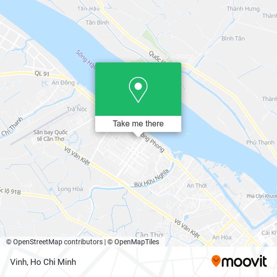 Vinh map