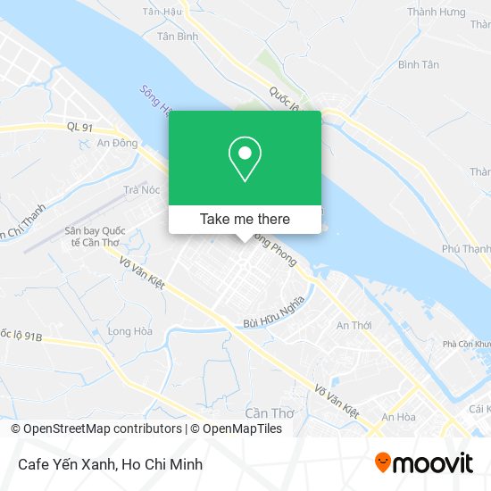 Cafe Yến Xanh map