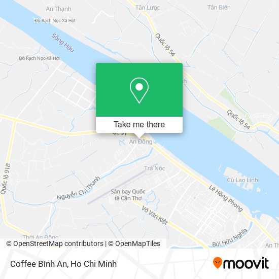Coffee Bình An map