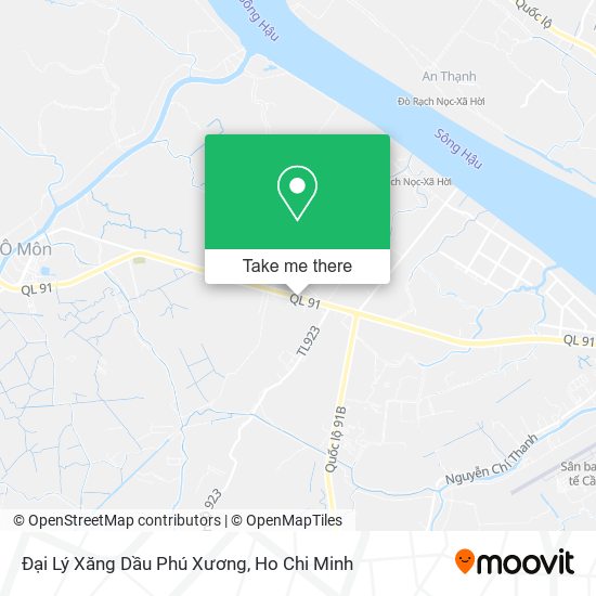 Đại Lý Xăng Dầu Phú Xương map