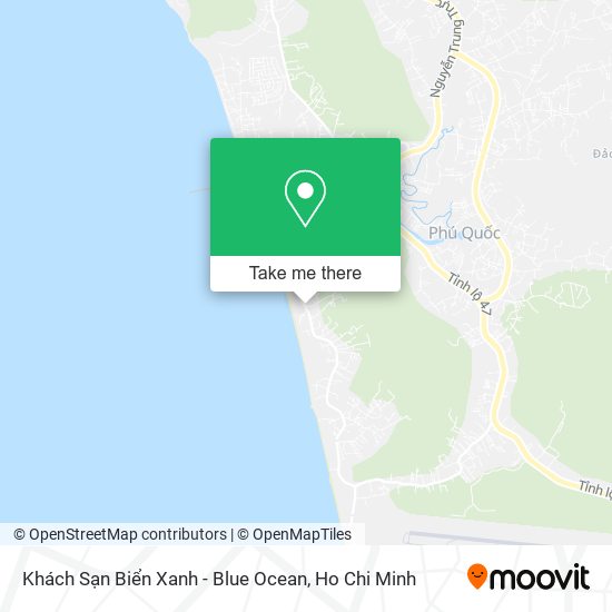 Khách Sạn Biển Xanh - Blue Ocean map