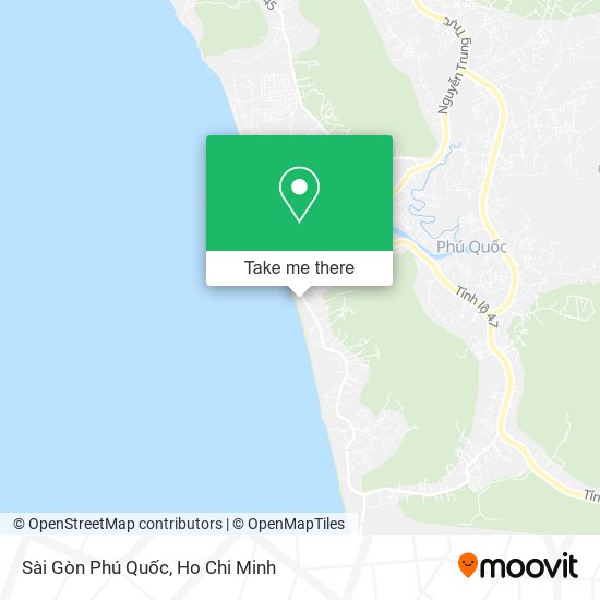 Sài Gòn Phú Quốc map