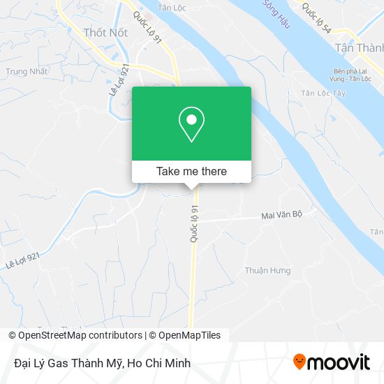 Đại Lý Gas Thành Mỹ map