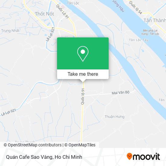 Quán Cafe Sao Vàng map