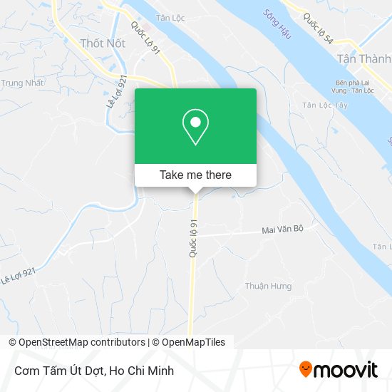 Cơm Tấm Út Dợt map