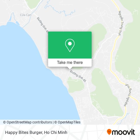 Happy Bites Burger map