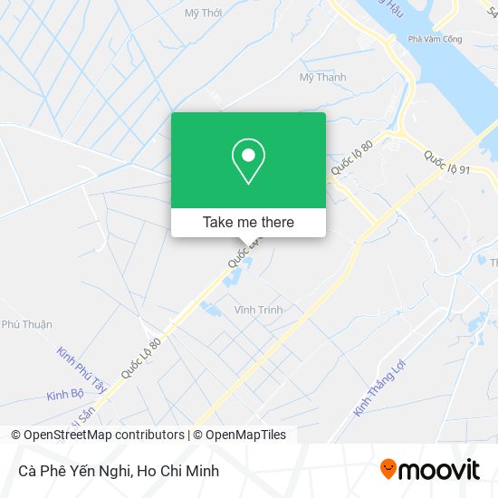 Cà Phê Yến Nghi map