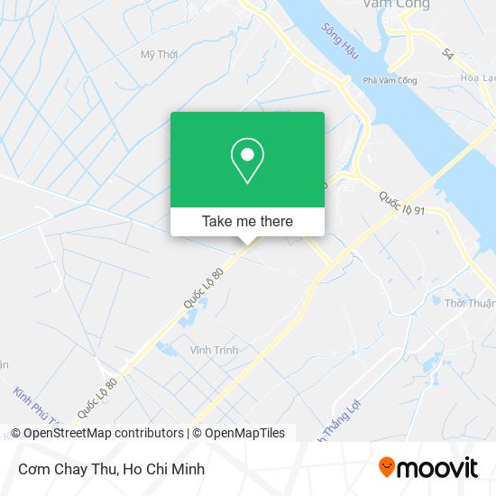 Cơm Chay Thu map