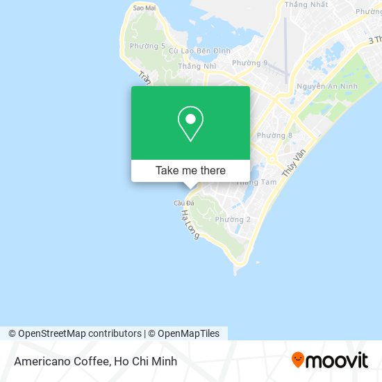 Americano Coffee map