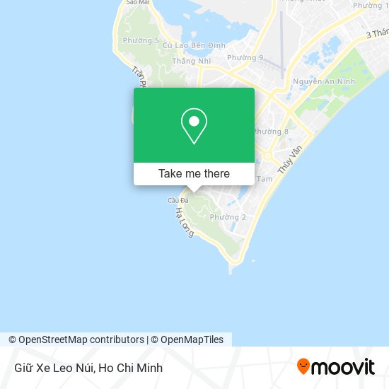 Giữ Xe Leo Núi map