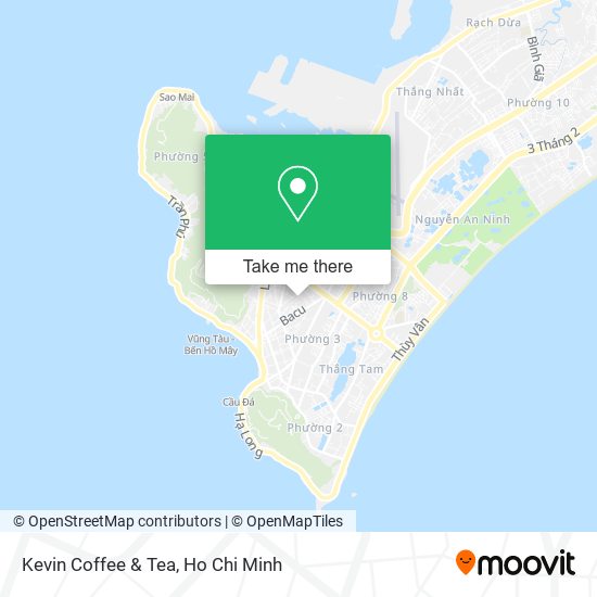 Kevin Coffee & Tea map