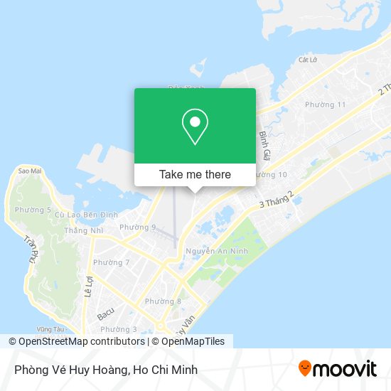 Phòng Vé Huy Hoàng map