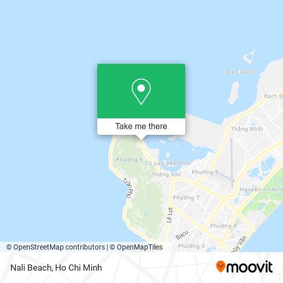 Nali Beach map