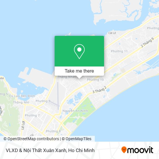 VLXD & Nội Thất Xuân Xanh map