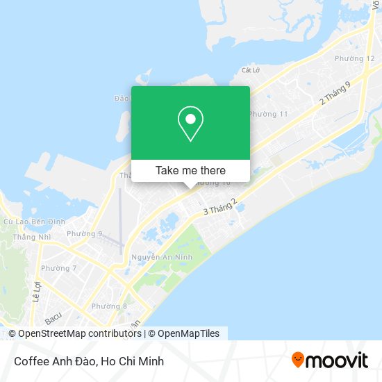 Coffee Anh Đào map