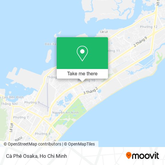 Cà Phê Osaka map