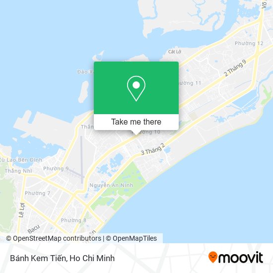 Bánh Kem Tiến map
