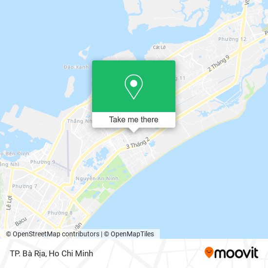 TP. Bà Rịa map