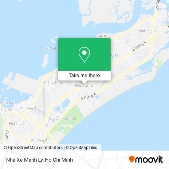 Nhà Xe Mạnh Lý map