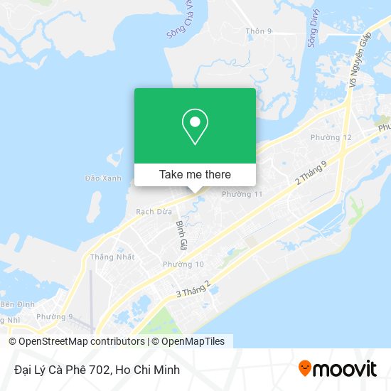 Đại Lý Cà Phê 702 map