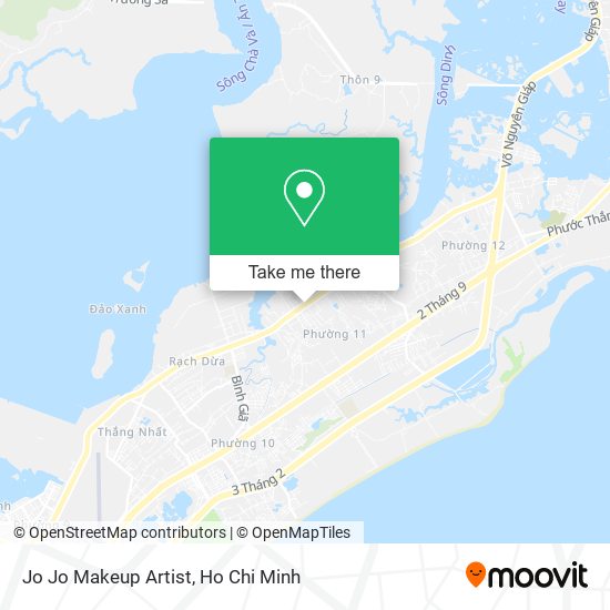 Jo Jo Makeup Artist map