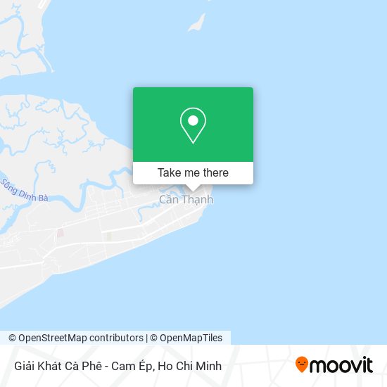 Giải Khát Cà Phê - Cam Ép map
