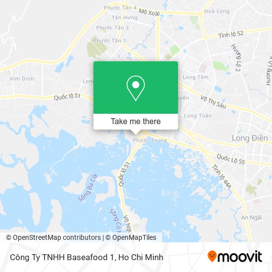 Công Ty TNHH Baseafood 1 map