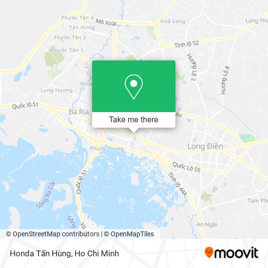 Honda Tấn Hùng map