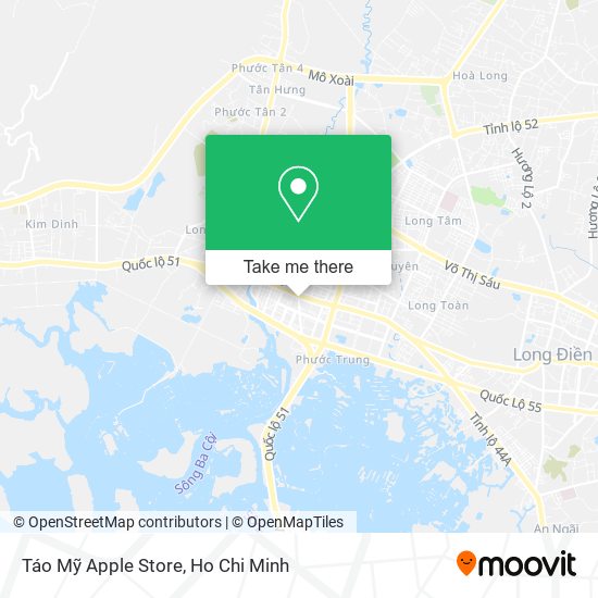 Táo Mỹ Apple Store map