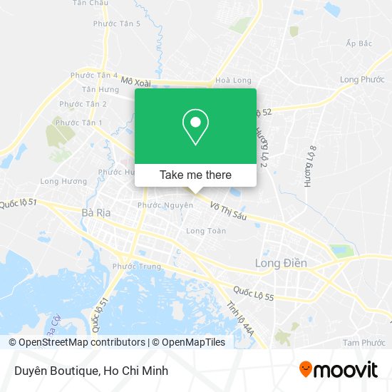 Duyên Boutique map