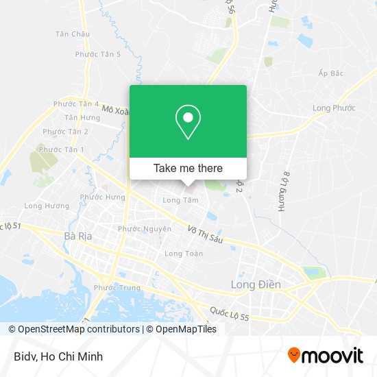 Bidv map