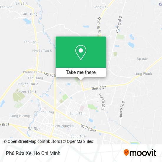 Phú Rửa Xe map