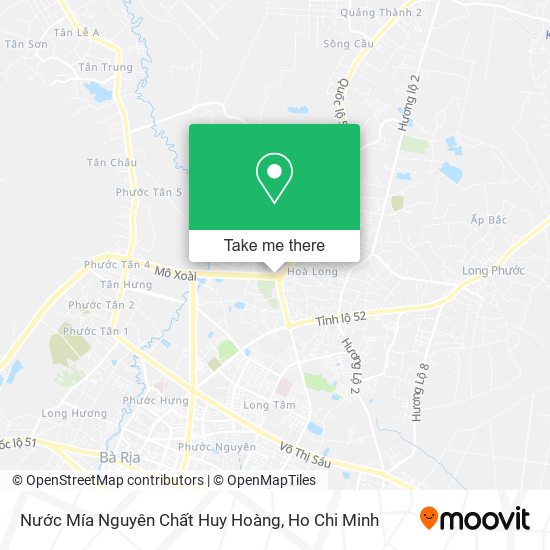 Nước Mía Nguyên Chất Huy Hoàng map