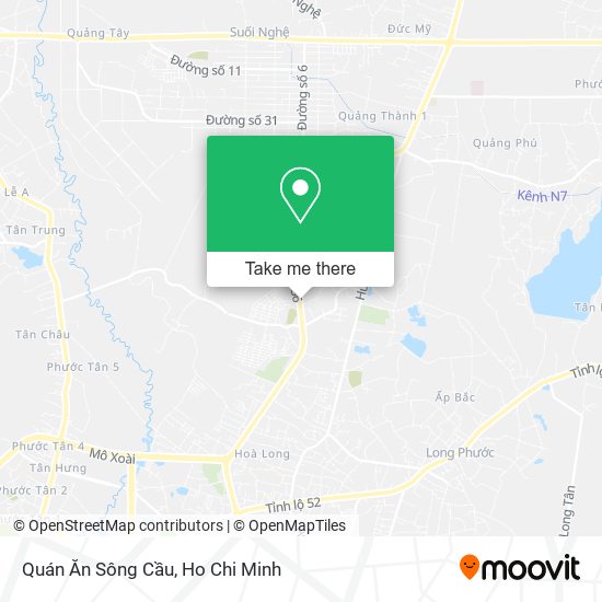 Quán Ăn Sông Cầu map
