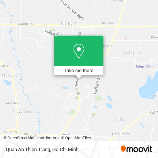 Quán Ăn Thiên Trang map