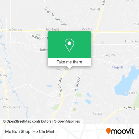 Mẹ Bon Shop map