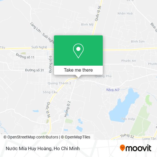 Nước Mía Huy Hoàng map