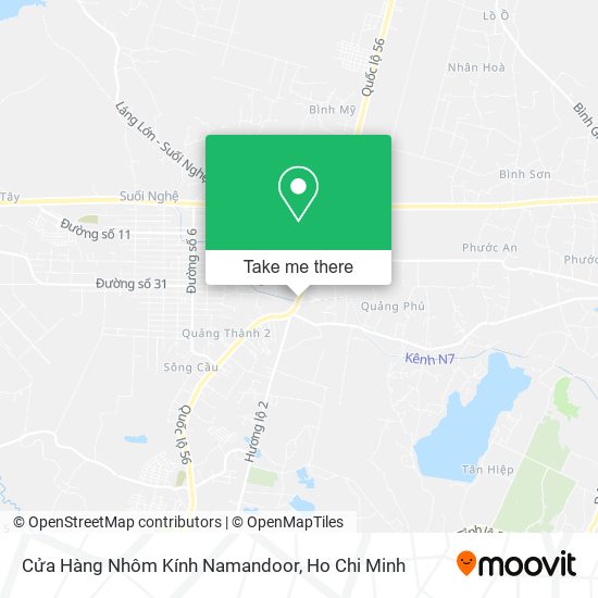 Cửa Hàng Nhôm Kính Namandoor map