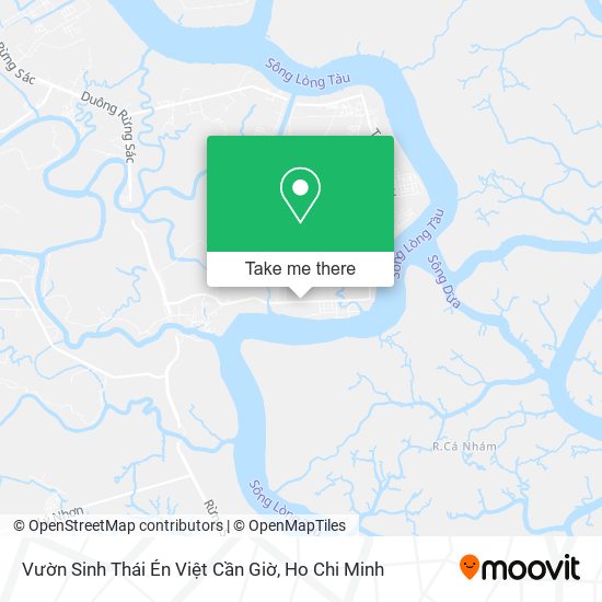 Vườn Sinh Thái Én Việt Cần Giờ map