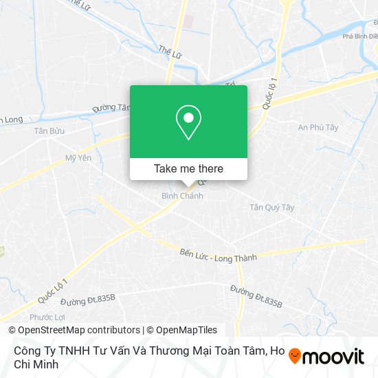 Công Ty TNHH Tư Vấn Và Thương Mại Toàn Tâm map