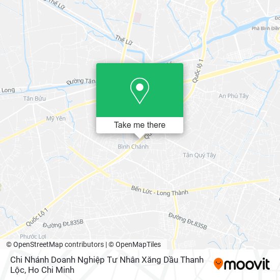 Chi Nhánh Doanh Nghiệp Tư Nhân Xăng Dầu Thanh Lộc map