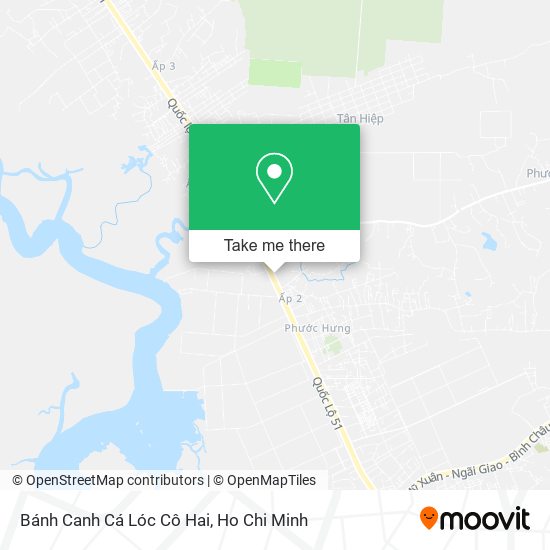 Bánh Canh Cá Lóc Cô Hai map