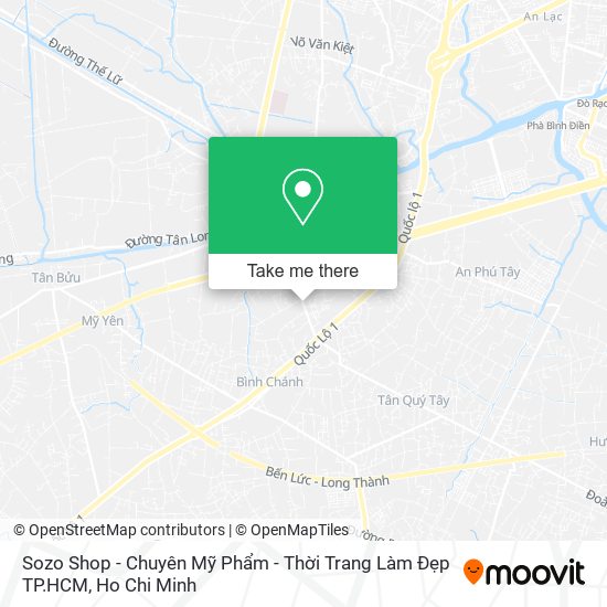 Sozo Shop - Chuyên Mỹ Phẩm - Thời Trang Làm Đẹp TP.HCM map